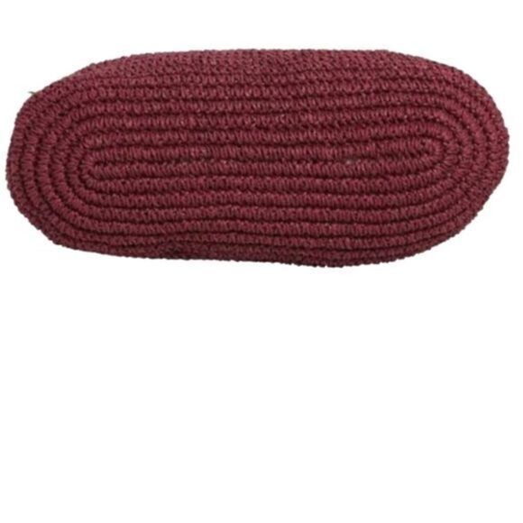 Kurt Geiger London Chelsea Raffia Tote, Shopper Hobo Bag,Deep Purple ,Eagle Head - Picture 5 of 7